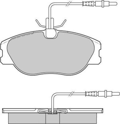 E.T.F. 12-0598 - Kit de plaquettes de frein, frein à disque cwaw.fr