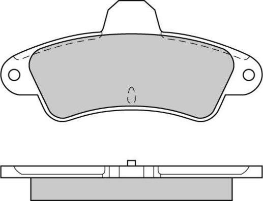 E.T.F. 12-0593 - Kit de plaquettes de frein, frein à disque cwaw.fr