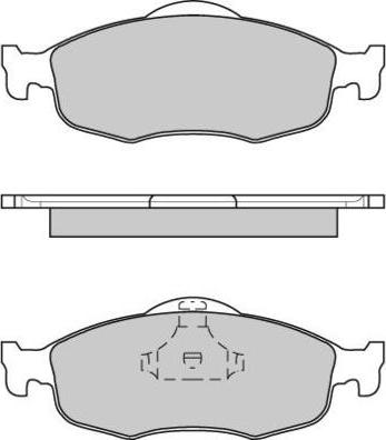 E.T.F. 12-0592 - Kit de plaquettes de frein, frein à disque cwaw.fr