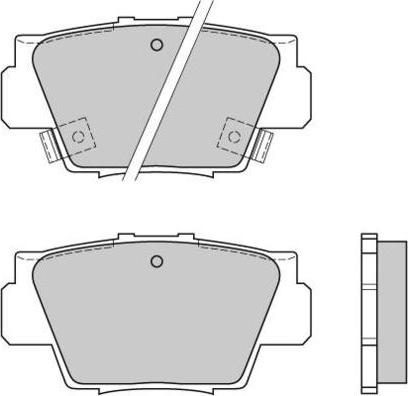 E.T.F. 12-0545 - Kit de plaquettes de frein, frein à disque cwaw.fr