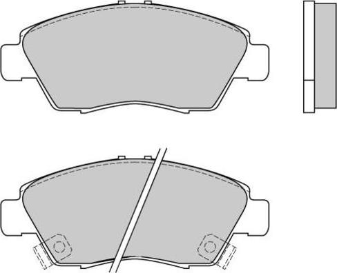 DACO Germany 322626 - Kit de plaquettes de frein, frein à disque cwaw.fr