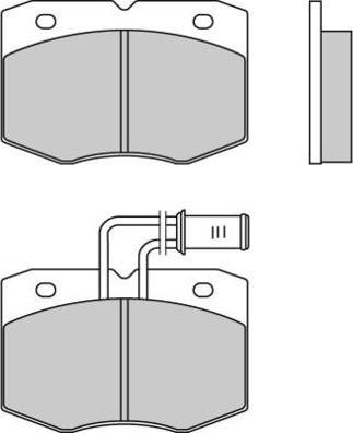 E.T.F. 12-0556 - Kit de plaquettes de frein, frein à disque cwaw.fr