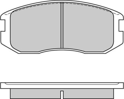 E.T.F. 12-0558 - Kit de plaquettes de frein, frein à disque cwaw.fr