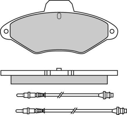 E.T.F. 12-0564 - Kit de plaquettes de frein, frein à disque cwaw.fr