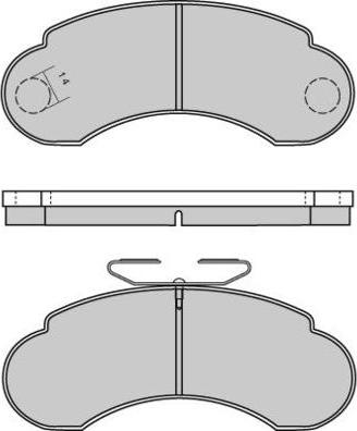 E.T.F. 12-0566 - Kit de plaquettes de frein, frein à disque cwaw.fr