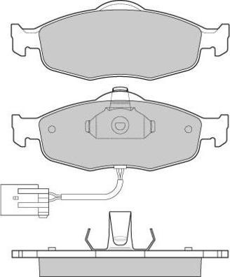 E.T.F. 12-0561 - Kit de plaquettes de frein, frein à disque cwaw.fr