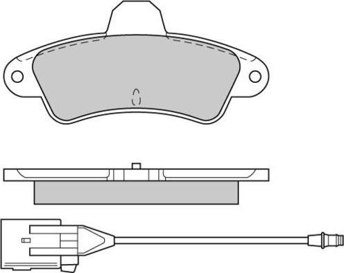 E.T.F. 12-0562 - Kit de plaquettes de frein, frein à disque cwaw.fr