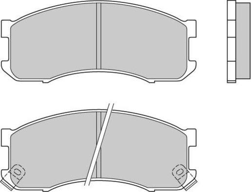 BENDIX 572317 - Kit de plaquettes de frein, frein à disque cwaw.fr