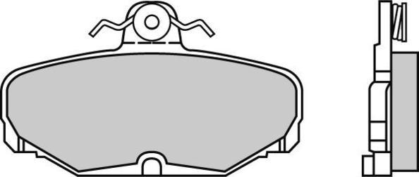 HELLA T5006 - Kit de plaquettes de frein, frein à disque cwaw.fr