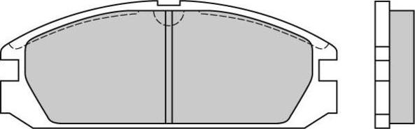 E.T.F. 12-0503 - Kit de plaquettes de frein, frein à disque cwaw.fr