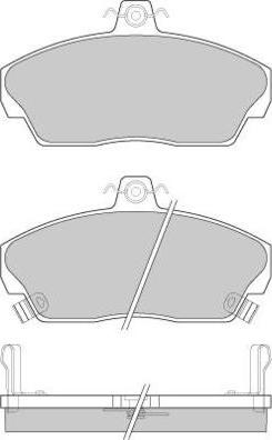 E.T.F. 12-0502 - Kit de plaquettes de frein, frein à disque cwaw.fr