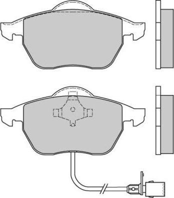 E.T.F. 12-0516 - Kit de plaquettes de frein, frein à disque cwaw.fr