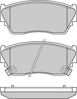 E.T.F. 12-0511 - Kit de plaquettes de frein, frein à disque cwaw.fr