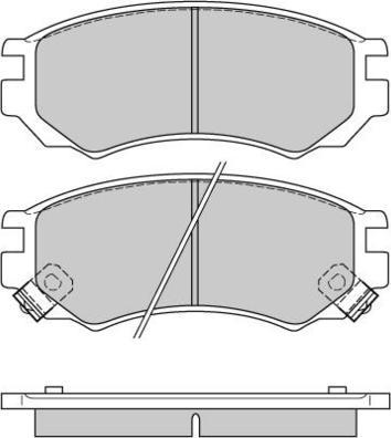 E.T.F. 12-0512 - Kit de plaquettes de frein, frein à disque cwaw.fr