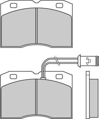 E.T.F. 12-0517 - Kit de plaquettes de frein, frein à disque cwaw.fr