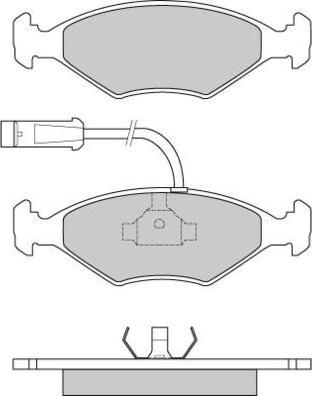 E.T.F. 12-0589 - Kit de plaquettes de frein, frein à disque cwaw.fr