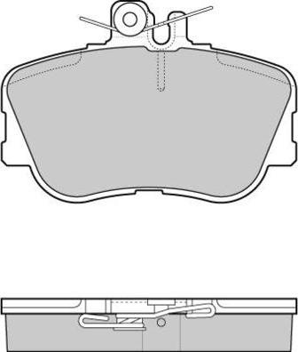 E.T.F. 12-0586 - Kit de plaquettes de frein, frein à disque cwaw.fr