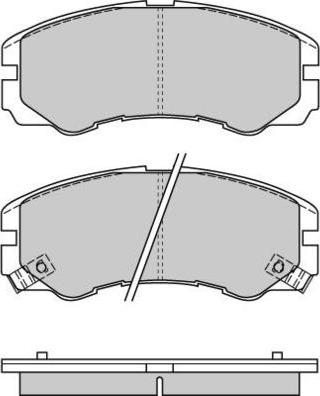 E.T.F. 12-0580 - Kit de plaquettes de frein, frein à disque cwaw.fr