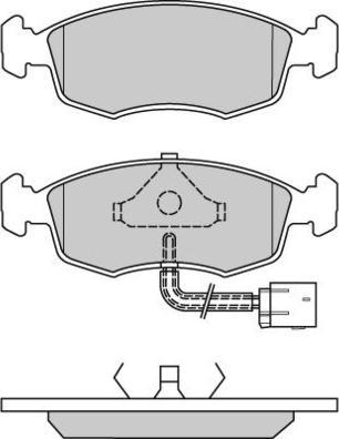 E.T.F. 12-0583 - Kit de plaquettes de frein, frein à disque cwaw.fr