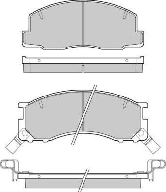 E.T.F. 12-0539 - Kit de plaquettes de frein, frein à disque cwaw.fr