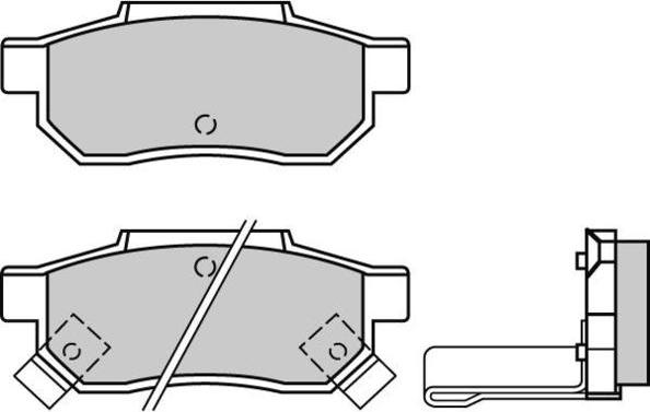 E.T.F. 12-0530 - Kit de plaquettes de frein, frein à disque cwaw.fr