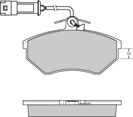 E.T.F. 12-0533 - Kit de plaquettes de frein, frein à disque cwaw.fr