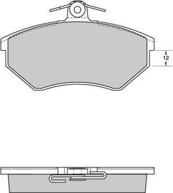 E.T.F. 12-0532 - Kit de plaquettes de frein, frein à disque cwaw.fr