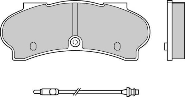 E.T.F. 12-0524 - Kit de plaquettes de frein, frein à disque cwaw.fr