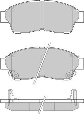 E.T.F. 12-0526 - Kit de plaquettes de frein, frein à disque cwaw.fr