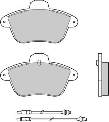 E.T.F. 12-0521 - Kit de plaquettes de frein, frein à disque cwaw.fr