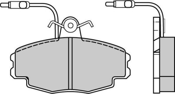 E.T.F. 12-0528 - Kit de plaquettes de frein, frein à disque cwaw.fr