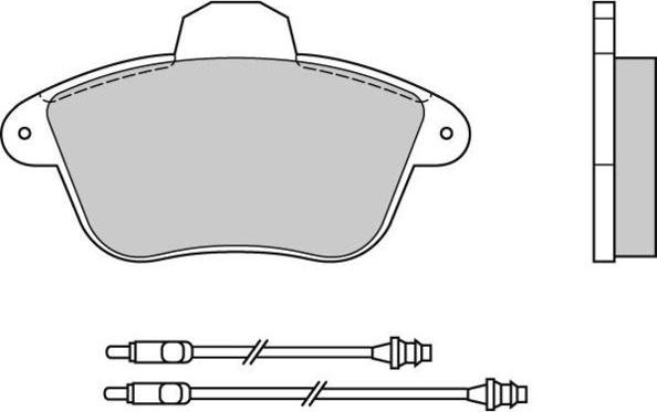 E.T.F. 12-0522 - Kit de plaquettes de frein, frein à disque cwaw.fr