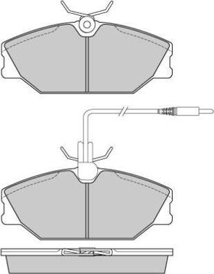 E.T.F. 12-0527 - Kit de plaquettes de frein, frein à disque cwaw.fr