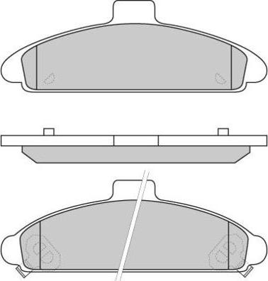 E.T.F. 12-0579 - Kit de plaquettes de frein, frein à disque cwaw.fr