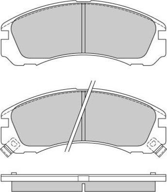 E.T.F. 12-0573 - Kit de plaquettes de frein, frein à disque cwaw.fr