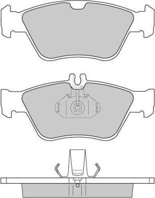 E.T.F. 12-0694 - Kit de plaquettes de frein, frein à disque cwaw.fr