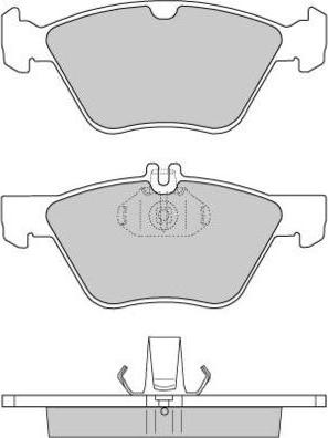 E.T.F. 12-0695 - Kit de plaquettes de frein, frein à disque cwaw.fr