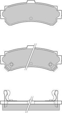 E.T.F. 12-0690 - Kit de plaquettes de frein, frein à disque cwaw.fr