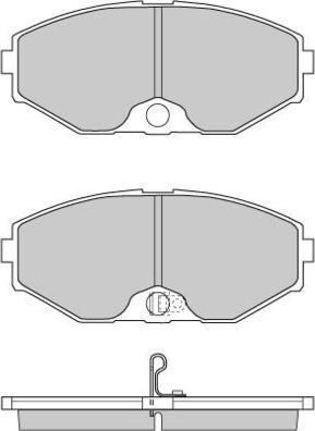 E.T.F. 12-0698 - Kit de plaquettes de frein, frein à disque cwaw.fr