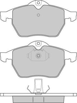 E.T.F. 12-0692 - Kit de plaquettes de frein, frein à disque cwaw.fr