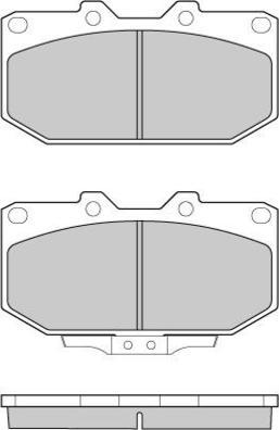 E.T.F. 12-0649 - Kit de plaquettes de frein, frein à disque cwaw.fr