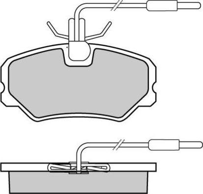 E.T.F. 12-0646 - Kit de plaquettes de frein, frein à disque cwaw.fr