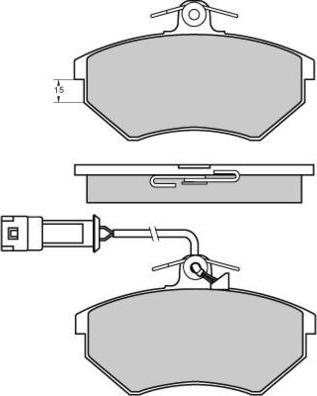 E.T.F. 12-0643 - Kit de plaquettes de frein, frein à disque cwaw.fr