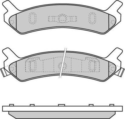 E.T.F. 12-0655 - Kit de plaquettes de frein, frein à disque cwaw.fr