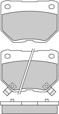 E.T.F. 12-0650 - Kit de plaquettes de frein, frein à disque cwaw.fr