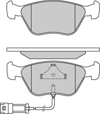 E.T.F. 12-0658 - Kit de plaquettes de frein, frein à disque cwaw.fr