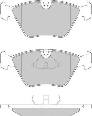 E.T.F. 12-0664 - Kit de plaquettes de frein, frein à disque cwaw.fr