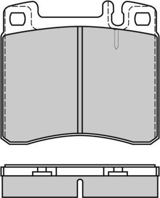 E.T.F. 12-0662 - Kit de plaquettes de frein, frein à disque cwaw.fr