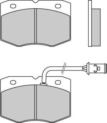 E.T.F. 12-0609 - Kit de plaquettes de frein, frein à disque cwaw.fr