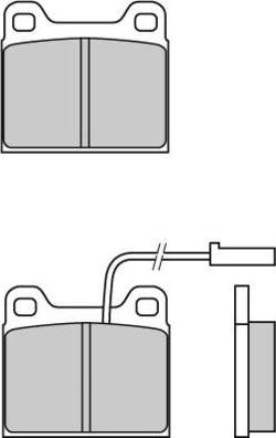 E.T.F. 12-0606 - Kit de plaquettes de frein, frein à disque cwaw.fr